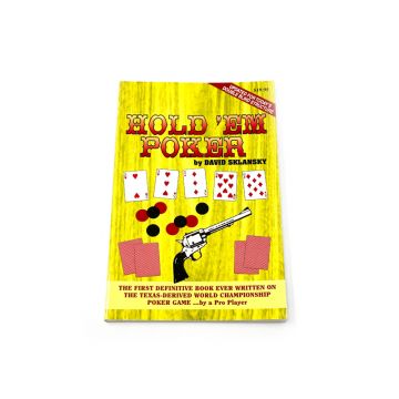Poker Book: Hold'Em Poker, 113 Pages, Paperback, by David Sklansky